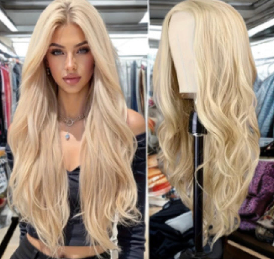 Transform your look effortlessly with the Luxotic Golden Blonde wig
