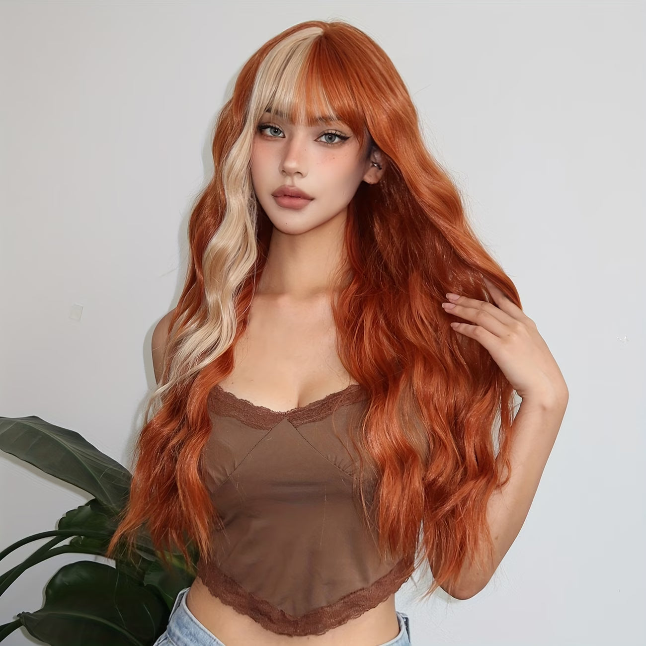 Luxotic Orange Wig 4