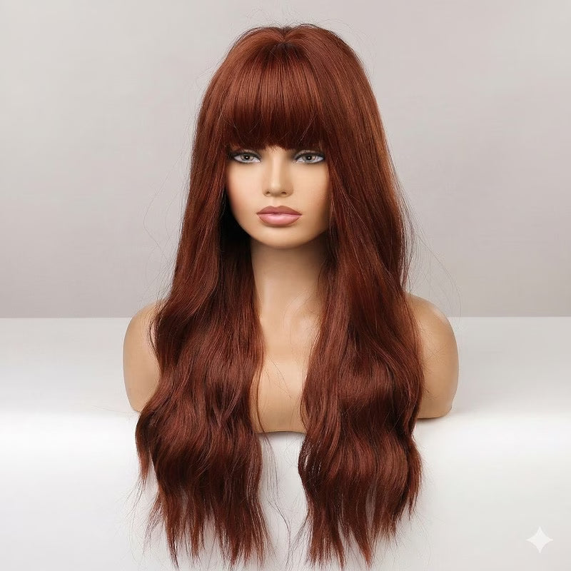 Luxotic Red Brown Wig 9