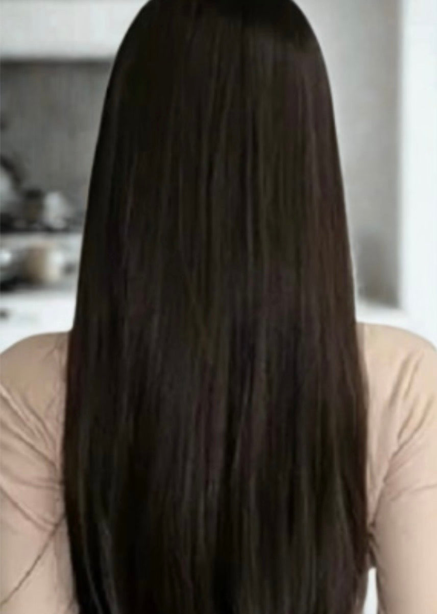 Discover the elegance of our black hair wig