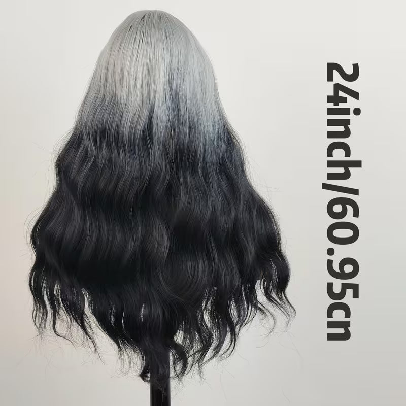 Luxotic Ombre Silver Wig 7