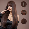 Luxotic Dark Brown Wig 1