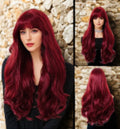 Realza tu estilo con la peluca Luxotic Burgundy