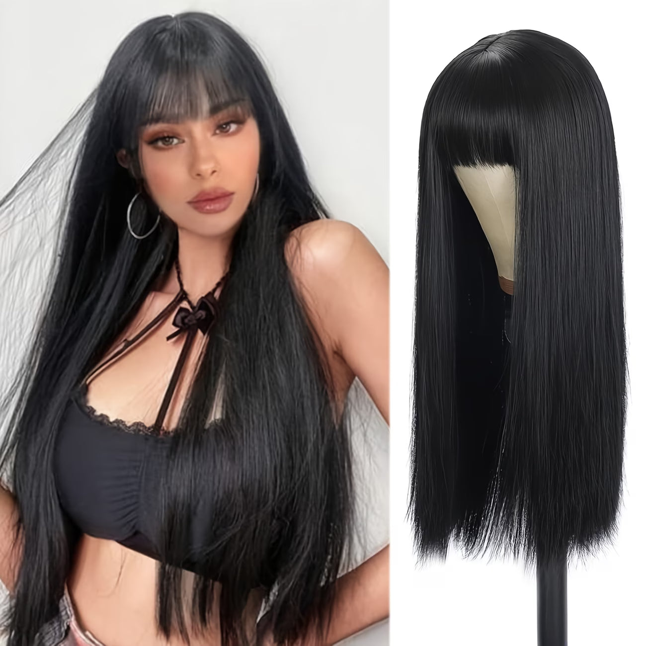 Luxotic Black Wig 6