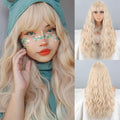 Step into the spotlight with a stunning 30-inch heat resistant blonde wig