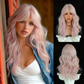 Luxotic Loose Gray & Pink Wig 7