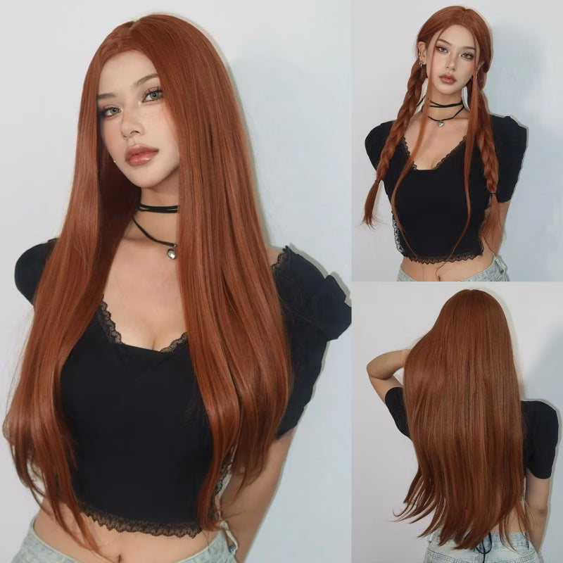 Luxury Light Brown Wig 3