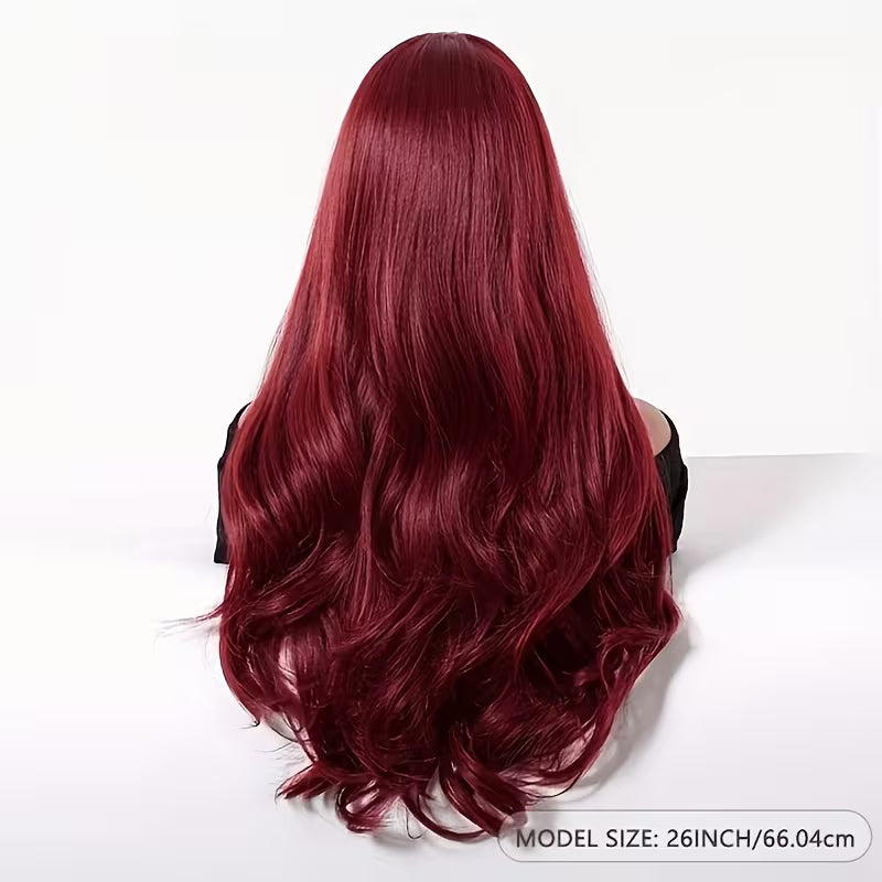 Luxotic Burgundy Wig 8